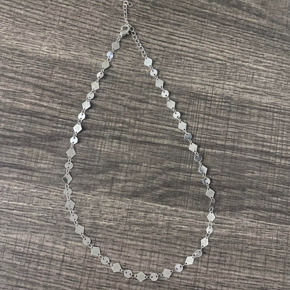 Silver Daimond Chain Necklace